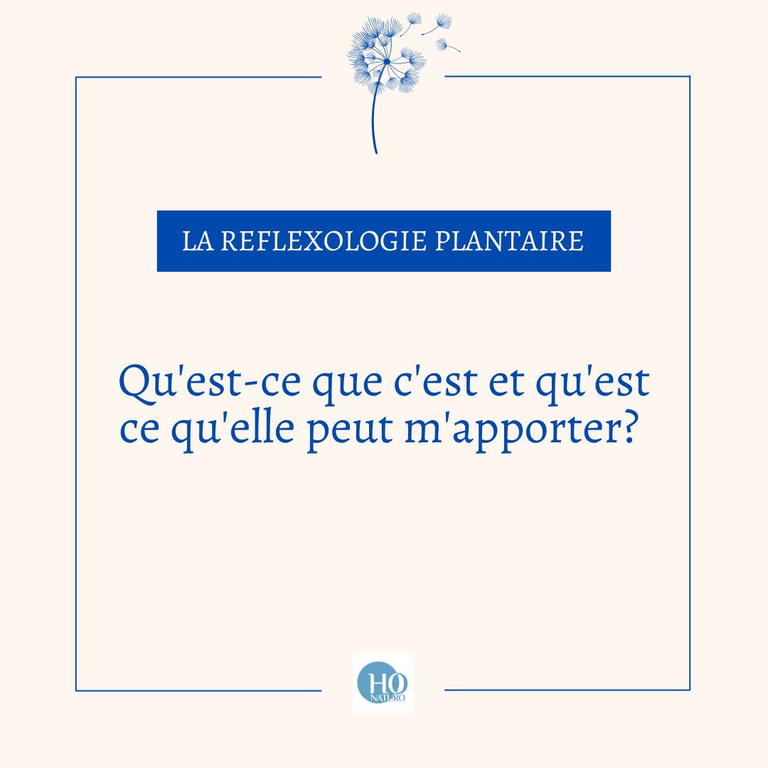 Réflexologie au cabinet Naturopathe Honaturo