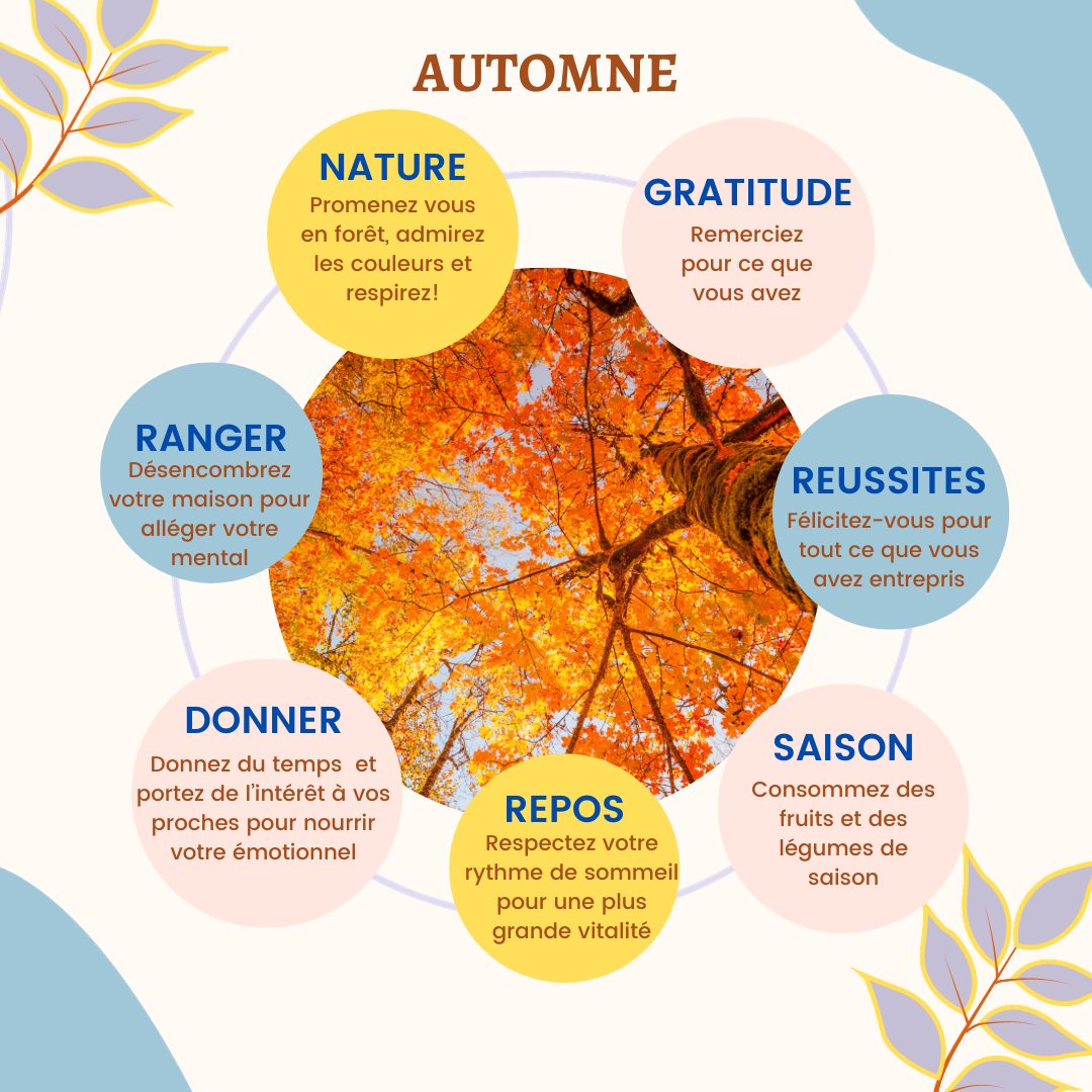 Conseils équinoxe d'automne par le cabinet naturopathe HONATURO