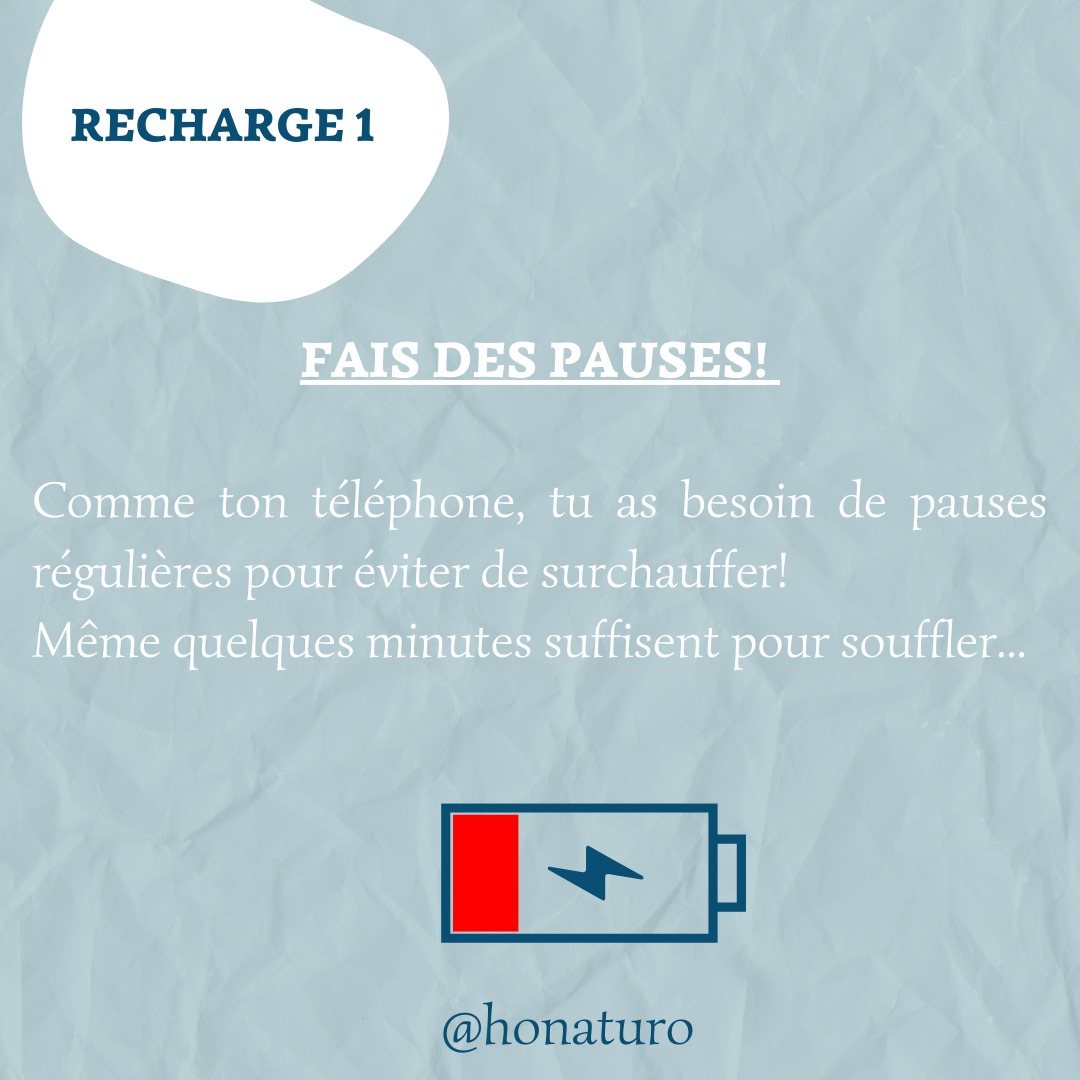 Et si tu gérais ton énergie comme une batterie ? par le cabinet naturopathe HONATURO