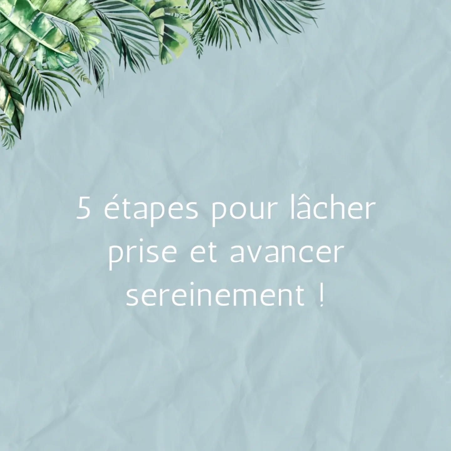 Et si tu apprenais à lâcher prise par le cabinet naturopathe HONATURO