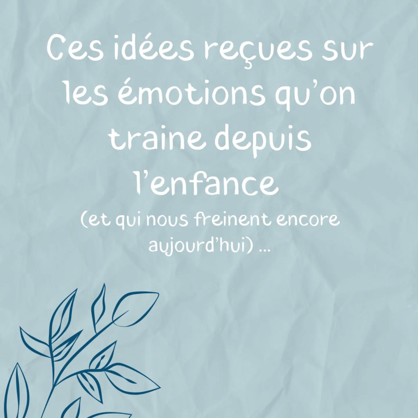Idées reçues sur nos émotions par le cabinet naturopathe HONATURO