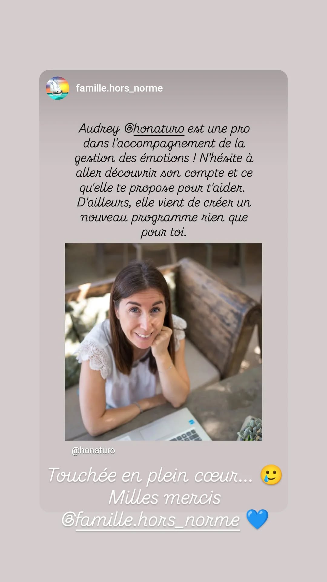 Merci par le cabinet naturopathe HONATURO