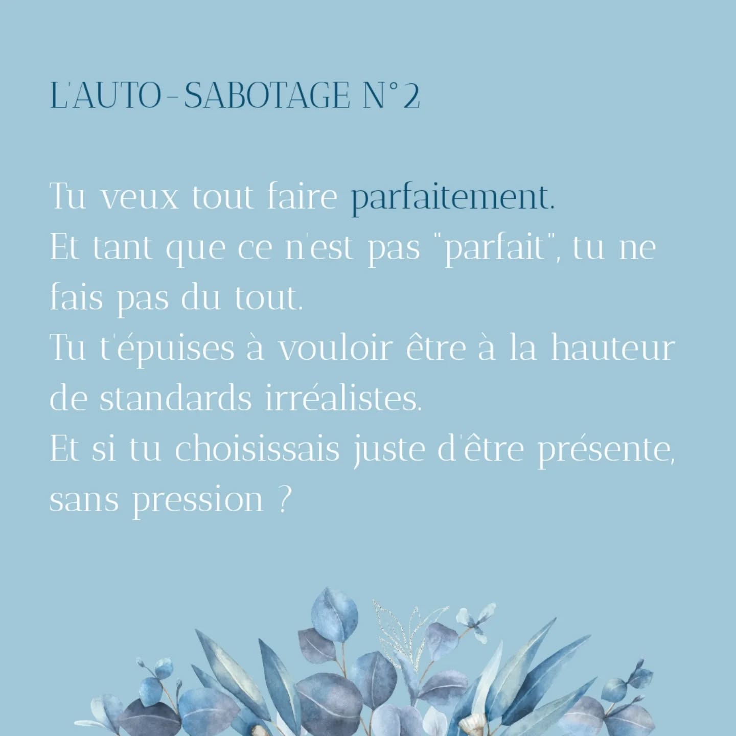 Auto-Sabotage par le cabinet naturopathe HONATURO