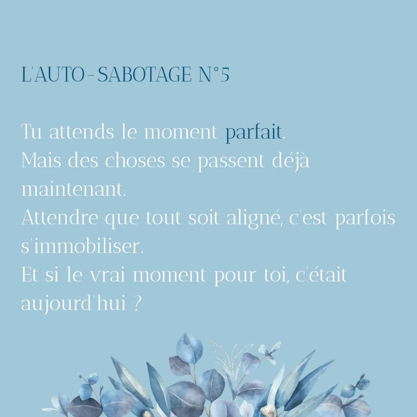 Auto-Sabotage par le cabinet naturopathe HONATURO