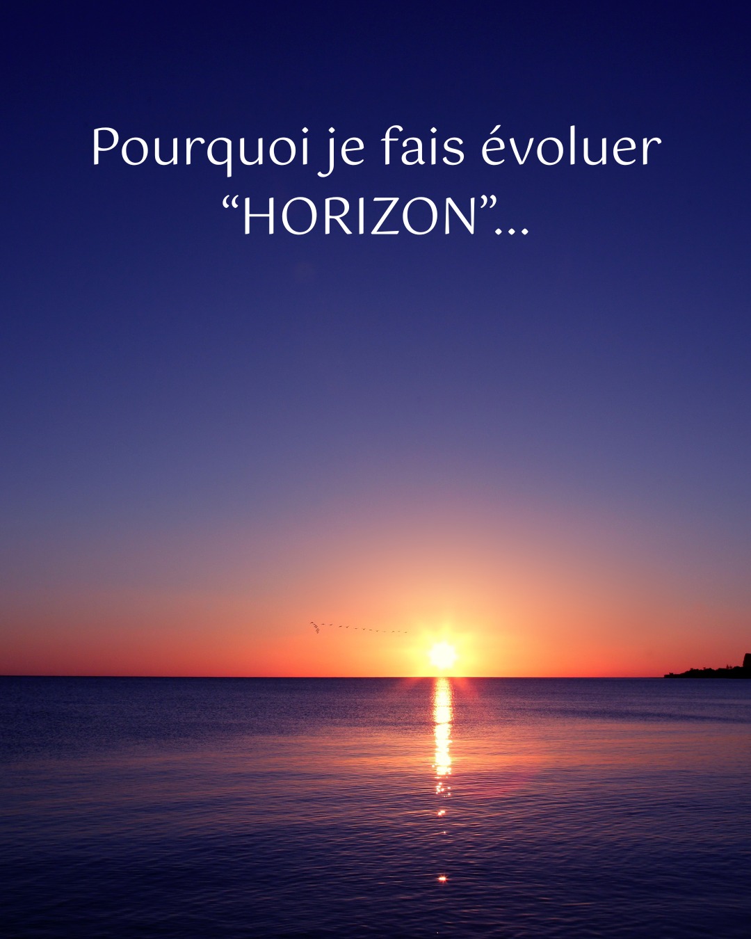 Evolution du programme Horizon par le cabinet naturopathe HONATURO