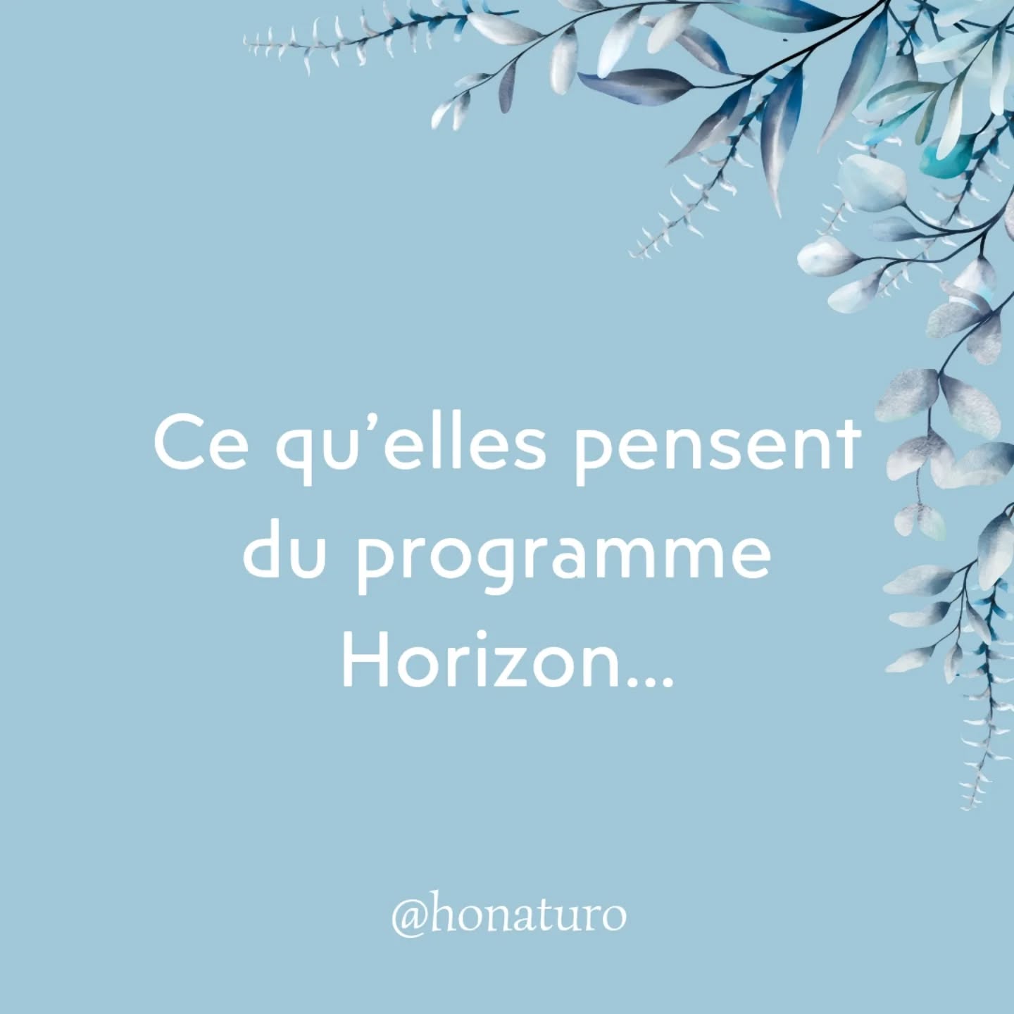 Ce qu'elles en pensent par le cabinet naturopathe HONATURO