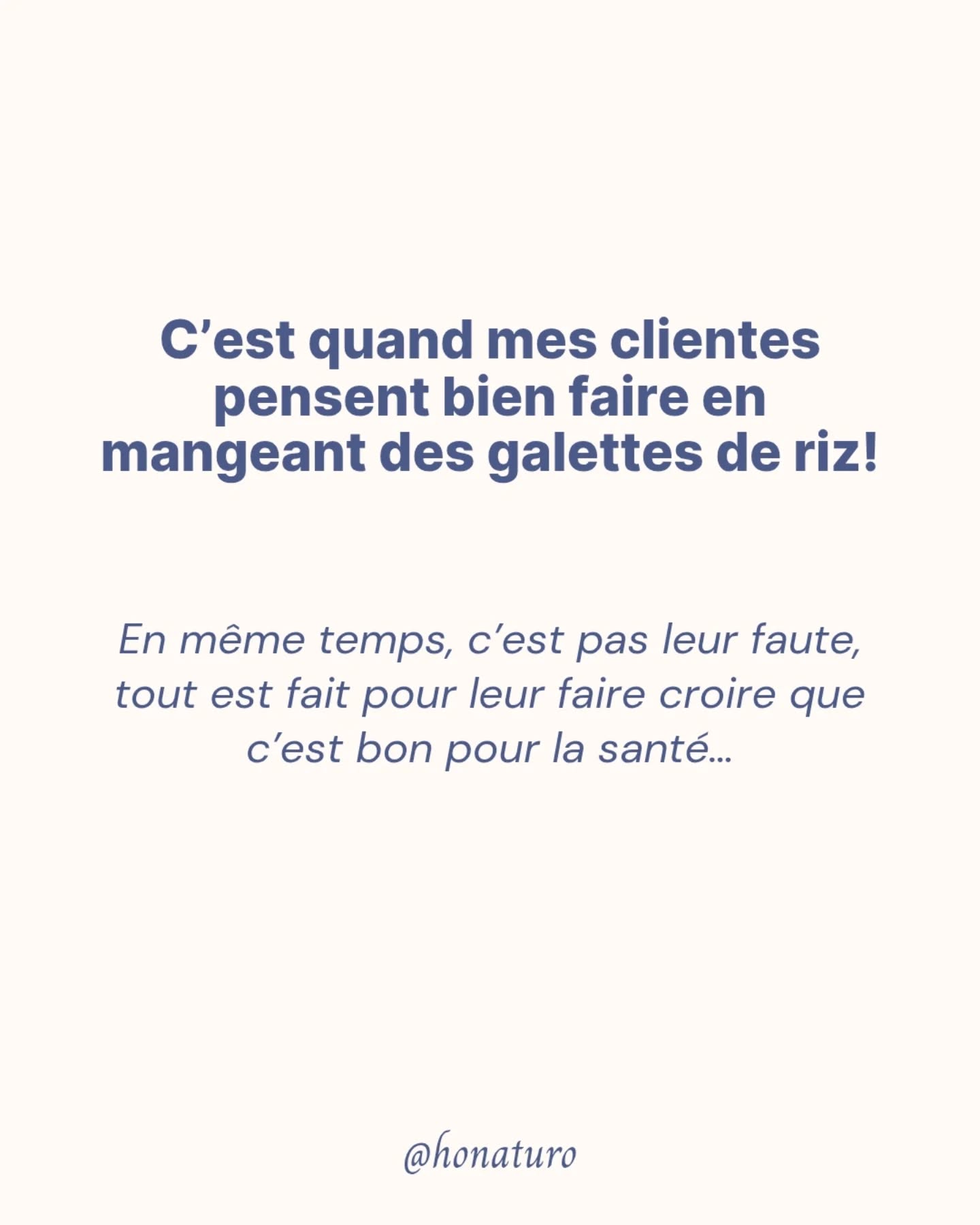 Des galettes de riz par le cabinet naturopathe HONATURO