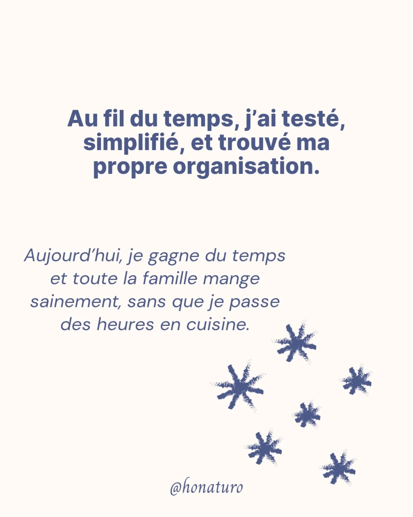 J'ai pas le temps de faire à manger par le cabinet naturopathe HONATURO