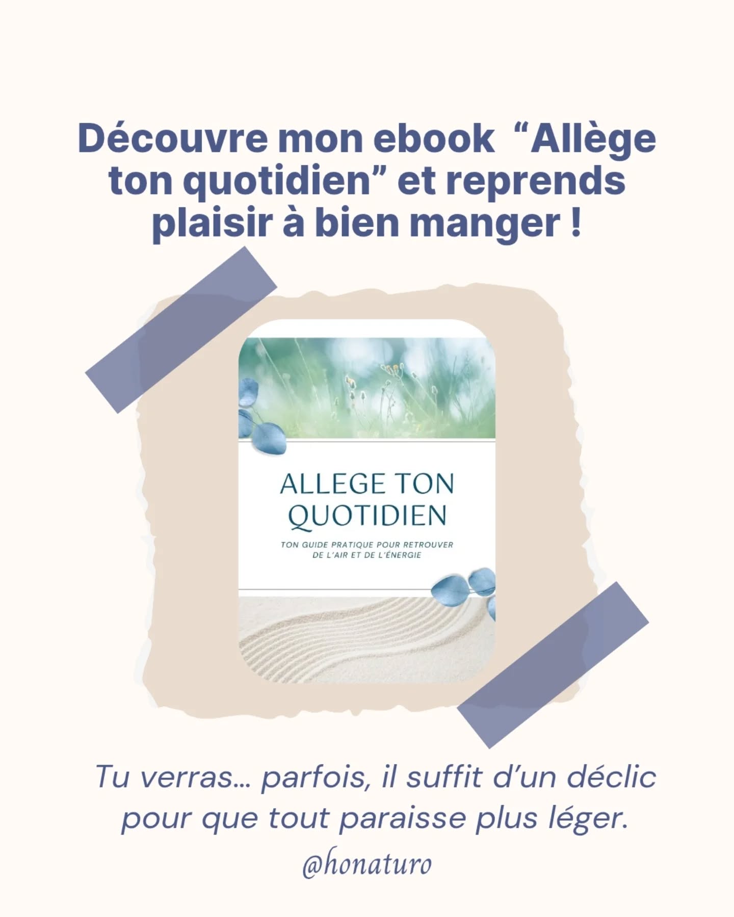 J'ai pas le temps de faire à manger par le cabinet naturopathe HONATURO