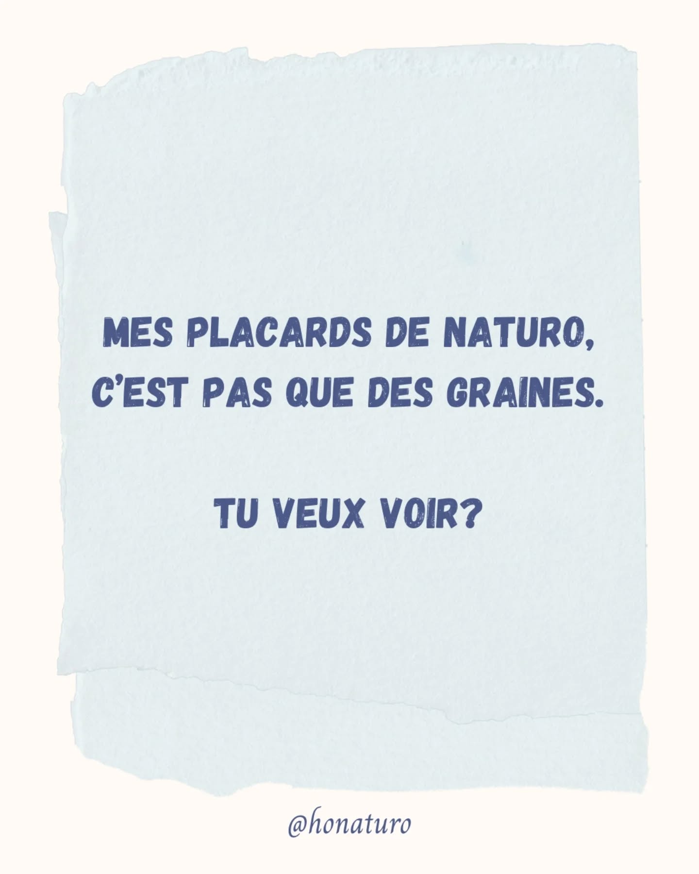 Mes placards de naturo par le cabinet naturopathe HONATURO