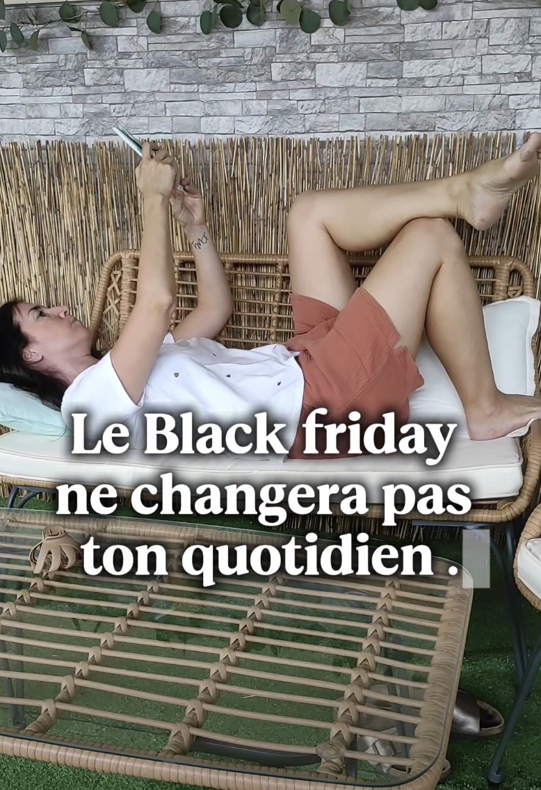 Le Black Friday ne changera pas ta vie par le cabinet naturopathe HONATURO