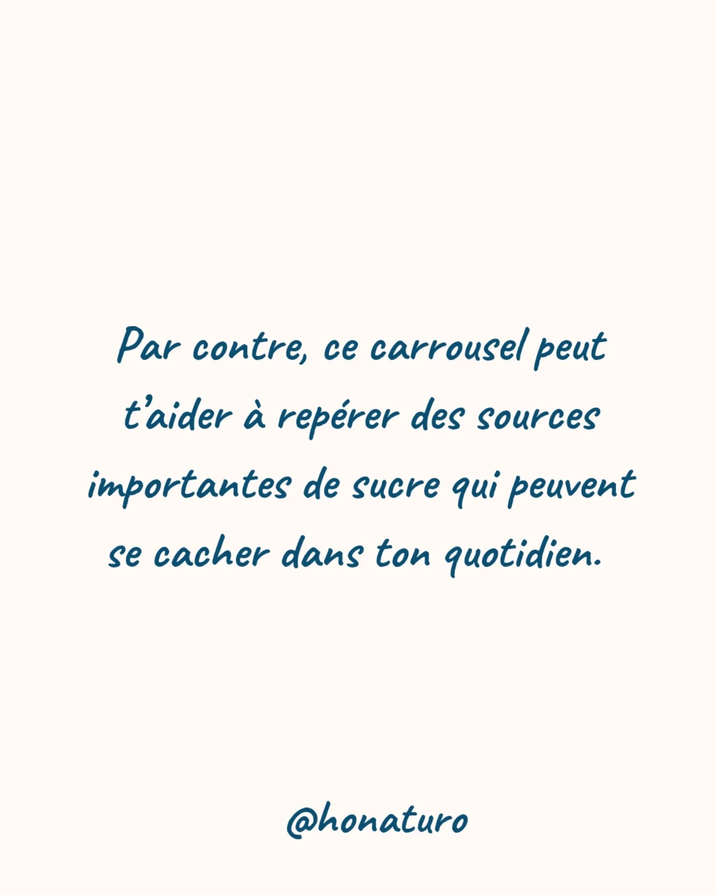 Et si on vérifait le sucre… par le cabinet naturopathe HONATURO