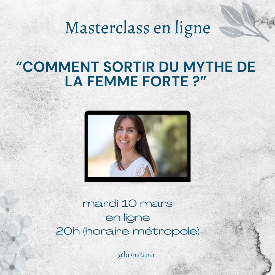 MasterClass du 10 mars 2026 par le cabinet naturopathe HONATURO
