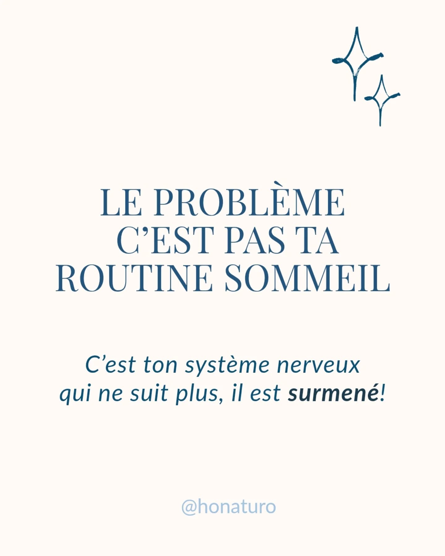 Tu dors mal par le cabinet naturopathe HONATURO
