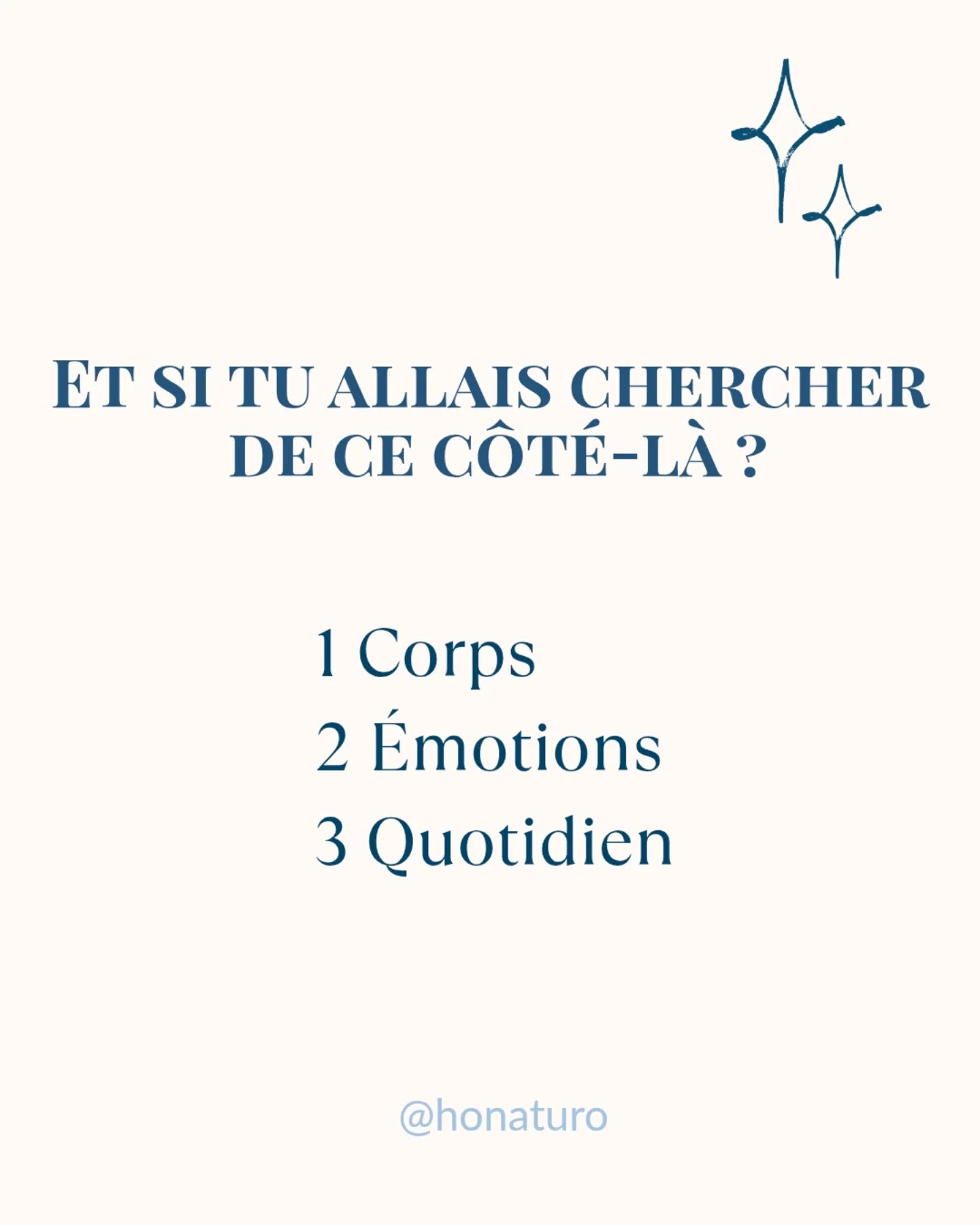 Tu médites, tu te couches tôt, tu manges sain... par le cabinet naturopathe HONATURO