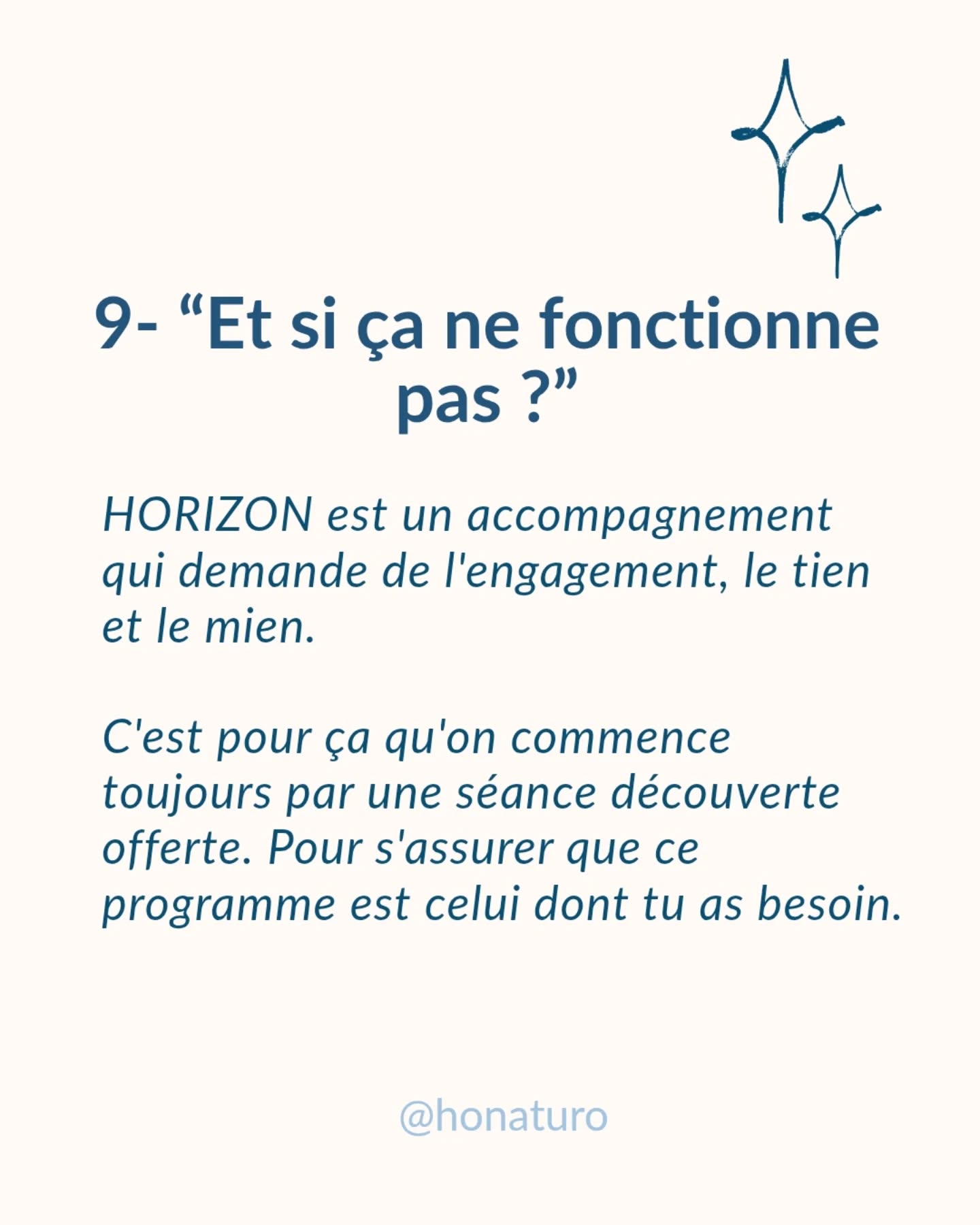 Mon programme HORIZON en FAQ par le cabinet naturopathe HONATURO