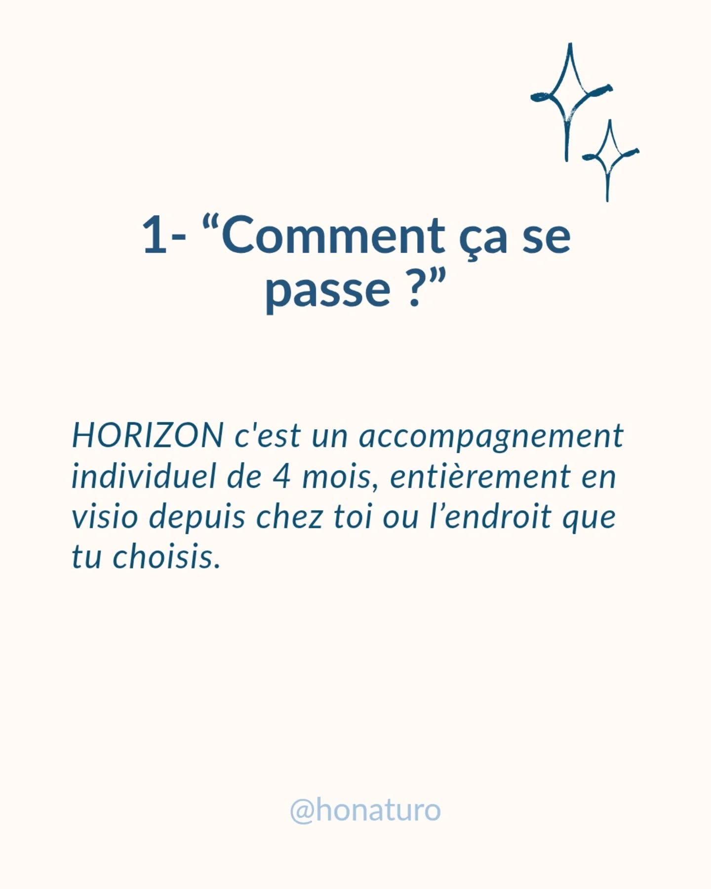 Mon programme HORIZON en FAQ par le cabinet naturopathe HONATURO