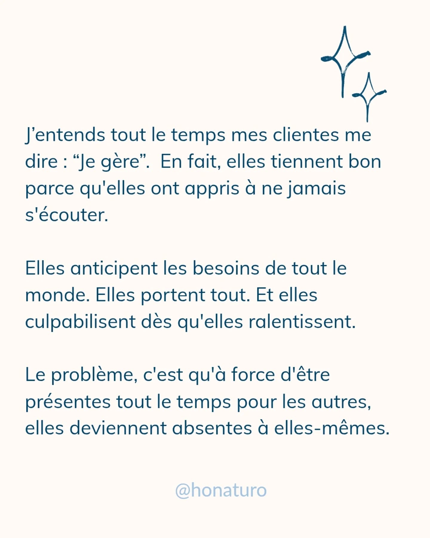 Les femmes les plus épuisées ne sont pas faibles par le cabinet naturopathe HONATURO