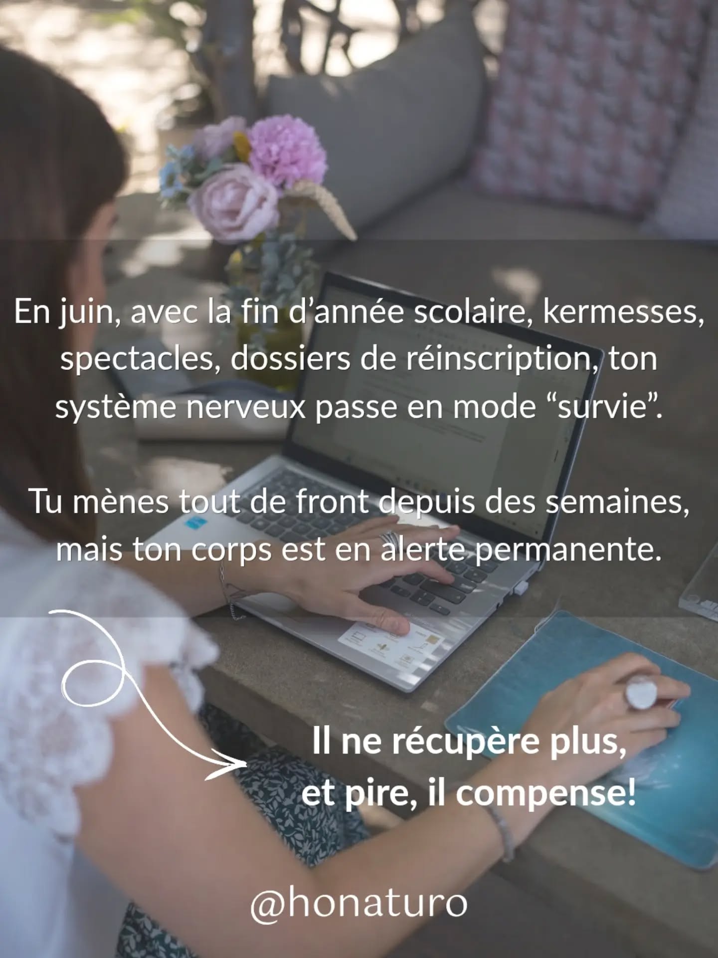 Tu penses récupérer en trois jours par le cabinet naturopathe HONATURO